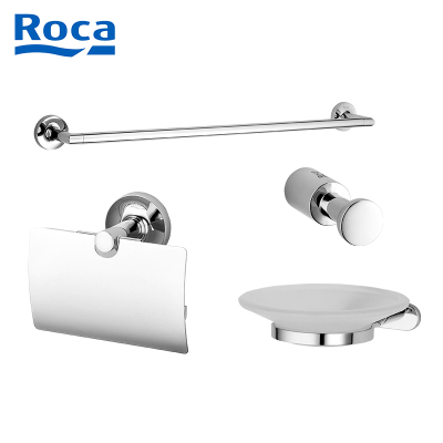乐家卫浴 (Roca)米图思全铜五金挂件四件套卫生间挂件套装置物架