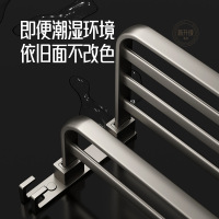 尔沫浴室置物架免打孔毛巾架可折叠浴巾架卫生间纸巾盒马桶刷卫浴收纳架厕所置物架壁挂卫浴五金挂件套装