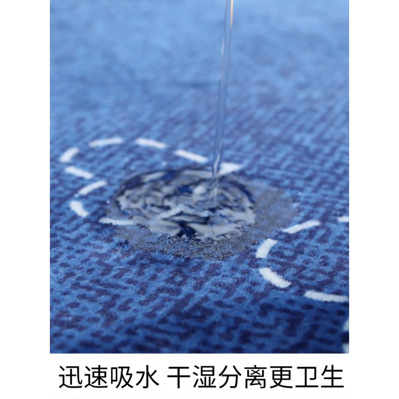 可爱卡通地垫卧室垫卫生间吸水防滑脚垫厕所进口垫子浴室地毯三维工匠高清大图