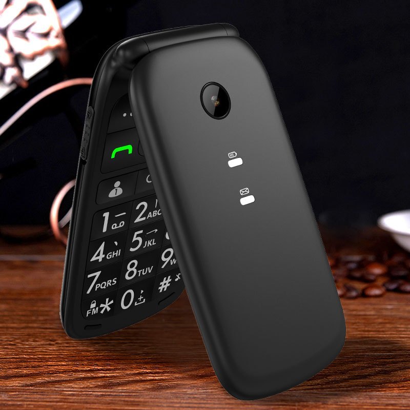 守护宝(上海中兴) v66 翻盖老人手机 移动/联通2g 双卡双待 大屏大字