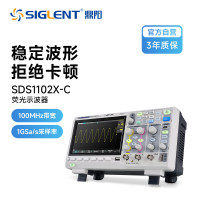 鼎阳（SIGLENT） SDS1102X-C 100MHz 1GSa/s 万用示波表 （计价单位：台）