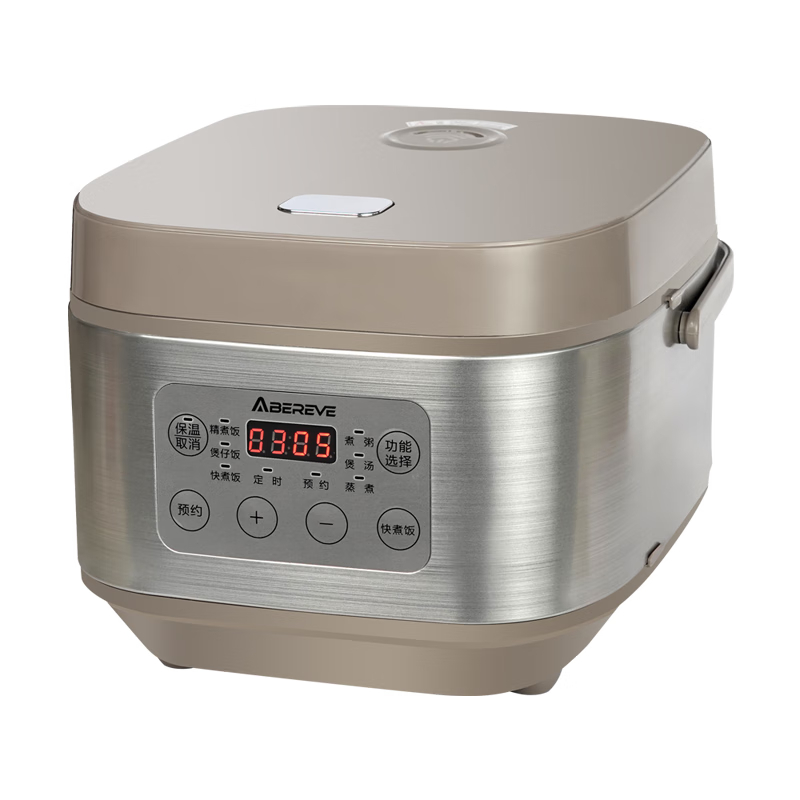 艾贝丽多功能5L电饭煲ABL-FB512 浅灰色 5L