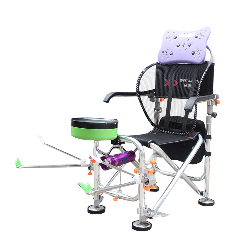 钓椅钓鱼椅全地形可躺折叠闪电客便携多功能台钓椅子渔具钓鱼座椅凳