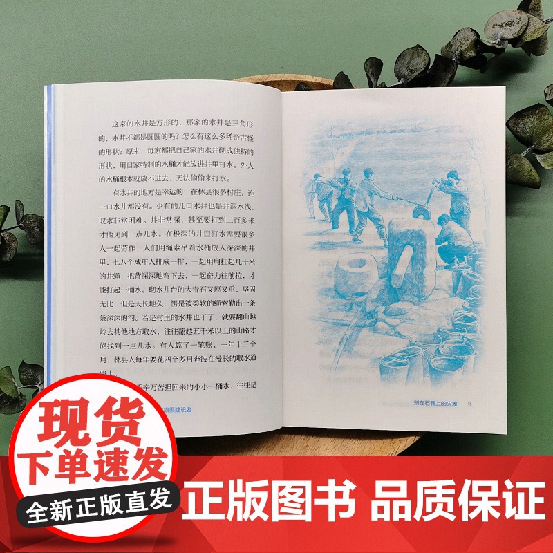 红旗渠建设者:比石头还硬的人们 中华先锋人物故事汇 接力出版社 中国当代名人传记青少年成长励志故事书小学生课外阅读书籍正高清大图