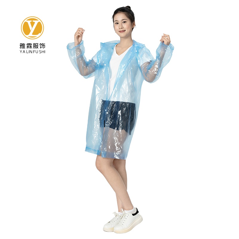 雅霖服 一次性PE雨衣YLF-2528 件高清大图