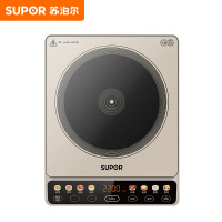 苏泊尔(SUPOR)电磁炉2200W大功率大面板双层线圈减噪一键匀猛火家用预约定时C22-IA813(配汤锅+炒锅)