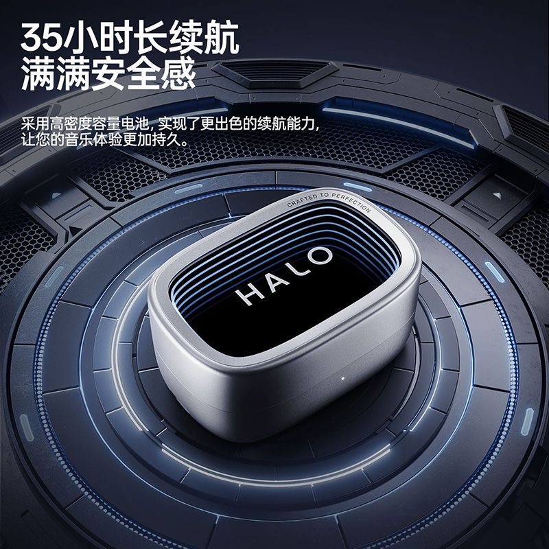 漫步者(EDIFIER)Halo Clip 深渊耳夹式蓝牙耳机 开放式蓝牙耳机 RGB灯效 长续航低延迟高清大图