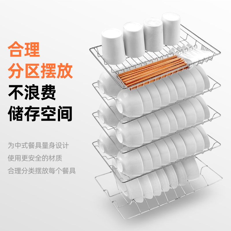 凡萨帝(fasato)消毒柜ZTP-228（HX系列）143L两室五层架厨房酒店专用 高温臭氧循环杀菌不锈钢材质