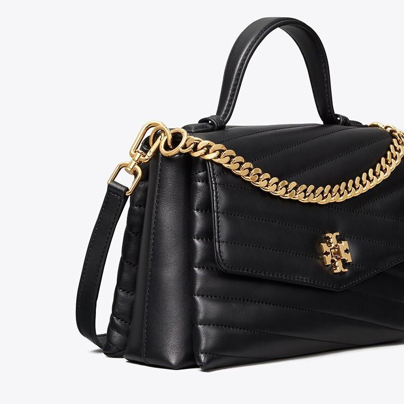 toryburch汤丽柏琦女包kira中号羊皮菱格链条包手提包女士单肩斜挎包