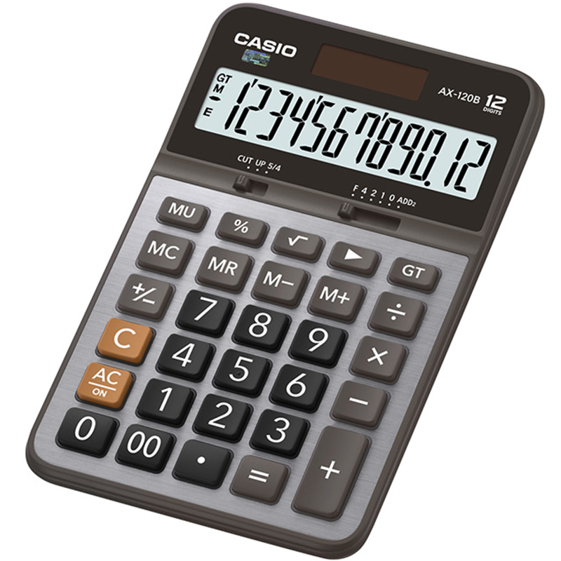 【苏宁自营】卡西欧(CASIO) AX-120B 日常商务优智系列中型计算器(台)