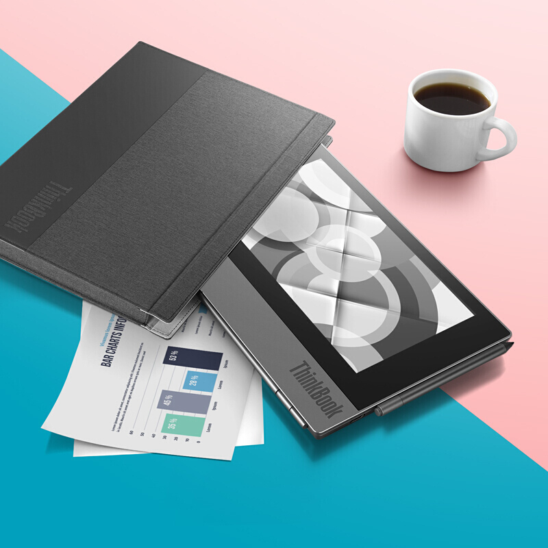 联想ThinkBook Plus(5BCD) 英特尔酷睿i5 13.3英寸E-ink墨水屏 轻薄笔记本电脑(十代i5-10210U 16G 512GSSD) 背光键盘 指纹解锁