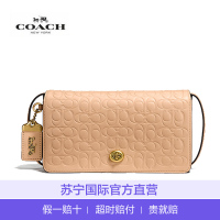 [直营]COACH蔻驰 DINKY手袋铬鞣皮革拉链款女士单肩包斜挎包 女包