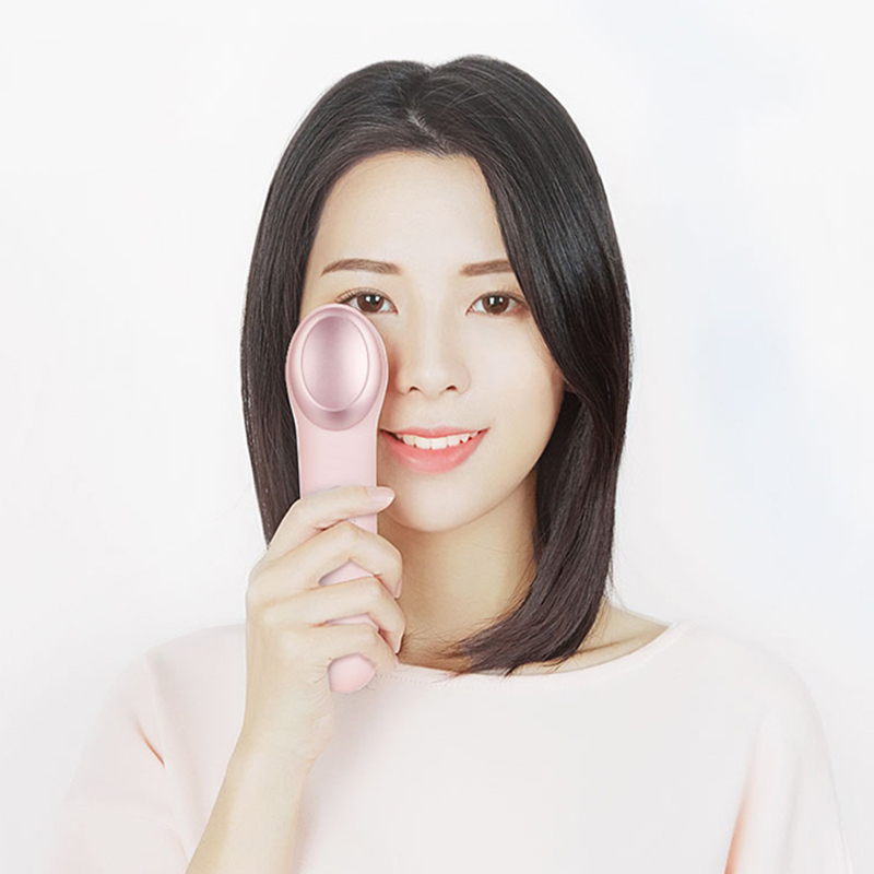 乐范(LERAVAN)眼部按摩仪冷热敷护眼仪 小米生态链品牌 去眼袋黑眼圈美眼仪 感应震动眼部按摩器 智能探测器 蜜桃粉