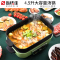尚烤佳多功能料理锅电火锅电烤盘网红锅家用煲汤锅 玛瑙绿 标配