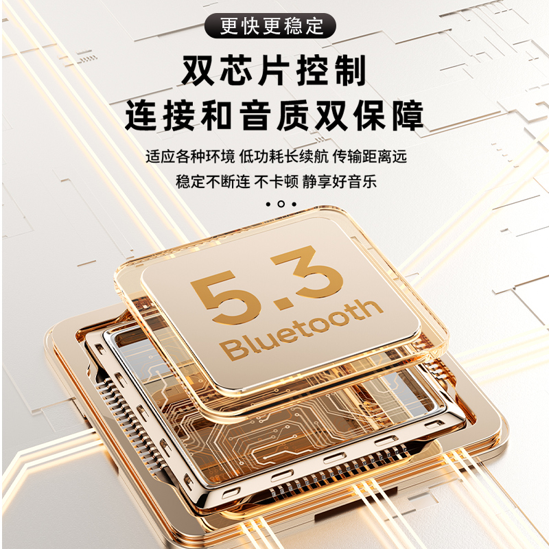 夏普真无线蓝牙耳机HP-TW40H半入耳蓝牙耳机游戏低延时通话降噪舒适配戴小巧便携超长续航充电仓适用华为小米苹果 初雪白高清大图