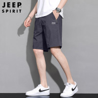 JEEP/吉普男夏季薄款裤子男五分裤宽松休闲短裤男户外运动