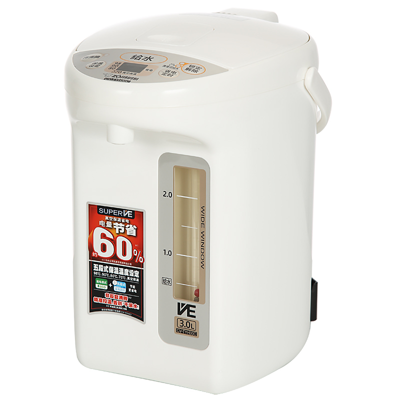 象印(ZO JIRUSHI)电热水瓶CV-TYH40C日本进口温控器按键式电热水瓶家用真空保温烧水电热水壶 3L 防干烧高清大图