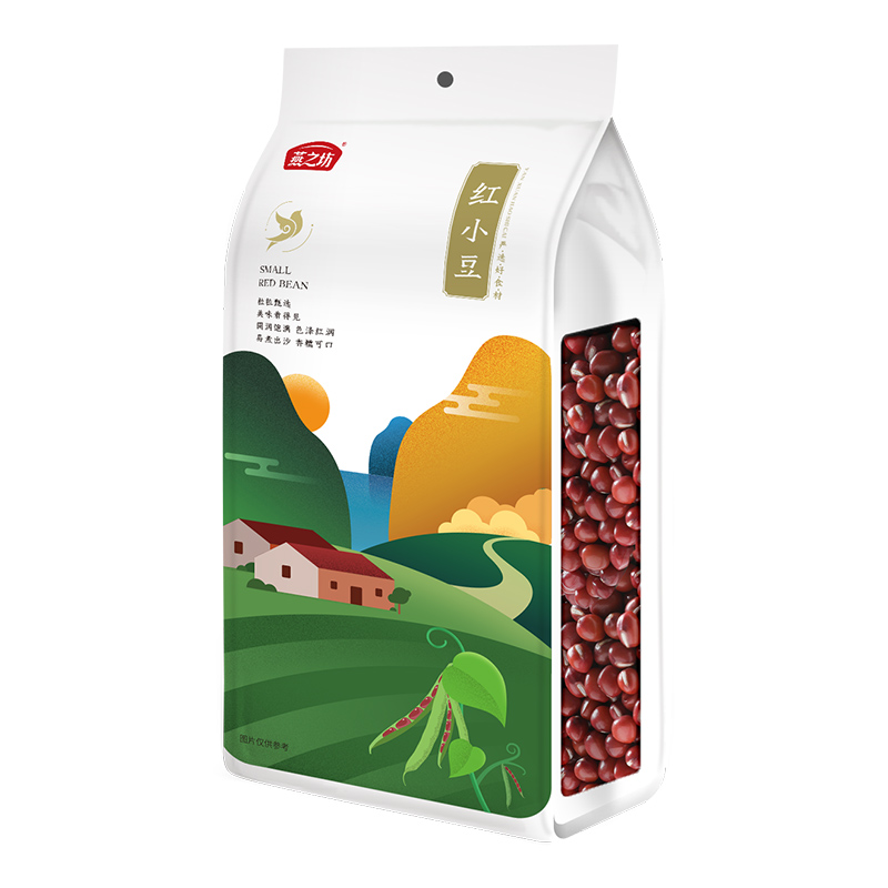 燕之坊 红小豆1kg六面体量贩 红小豆皮薄易煮早餐煮粥原料五谷杂粮粗粮高清大图
