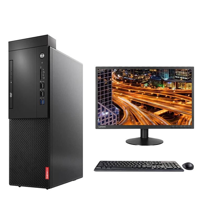 联想(lenovo)开天M740Z 信创国产化办公高端台式机整机+23.8英寸显示器 定制 飞腾 FT-D2000/16G/512G/2G独显 UOS或麒麟试用版