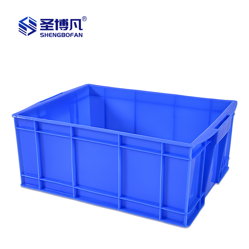 圣博凡 TBB-102 塑料周转箱 不带盖 350*265*125mm 蓝色 1个