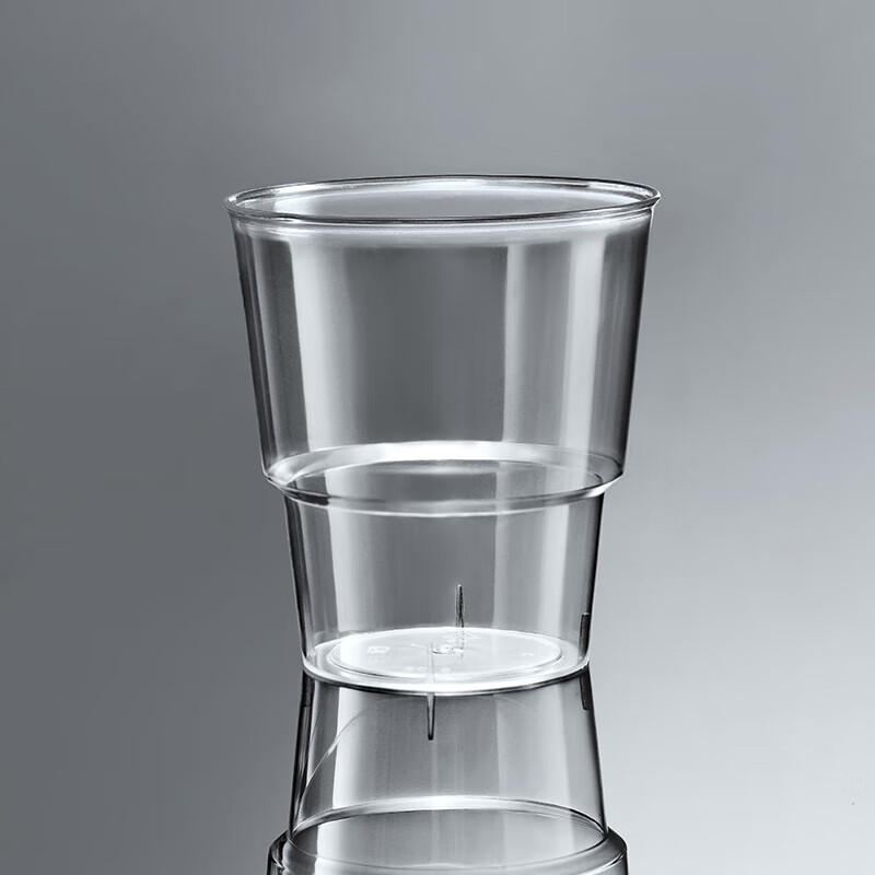 特美居一次性杯子航空杯200ml*50只加厚塑料水杯酒杯茶杯太空杯饮料杯高清大图