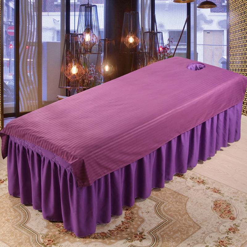 美容床单开洞美容院专用*75床单磨毛美容院美体按摩熏蒸床床单