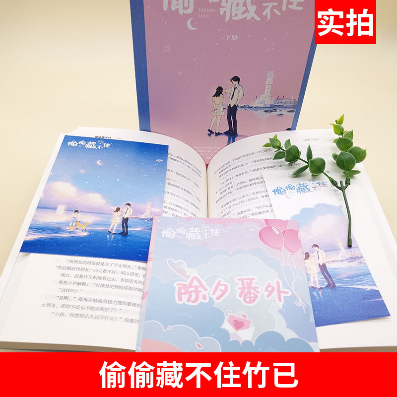 [正版图书] 随机签名版 偷偷藏不住(全二册)竹已 青春文学都市言情小说 校园青春小说 言情小说 全世界好的你 奶油高清大图