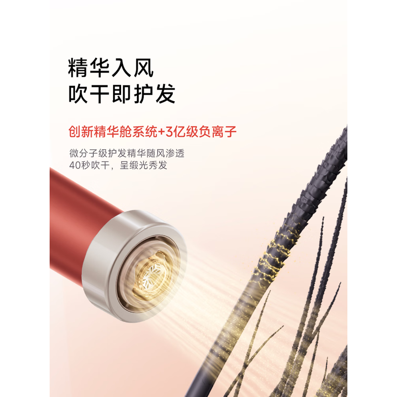 追觅(DREAME)吹风机 P10 Spark星火红AHD51高清大图