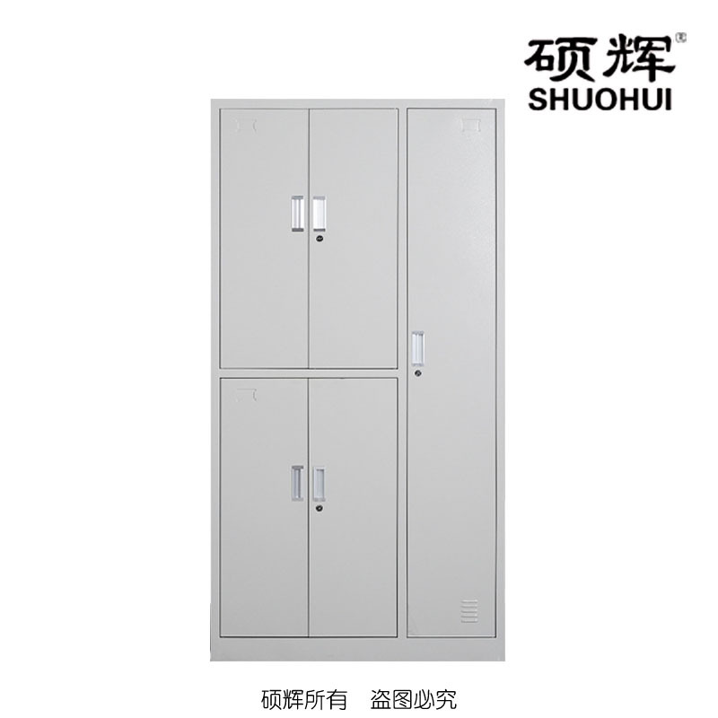 【硕辉】五门更衣柜（全铁门） 更衣柜 储物柜 H1850*W970*D500