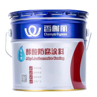 醇酸防腐防锈涂料调和油漆金属钢结构铁门木材防腐防锈漆 13KG/桶 1桶 绿色