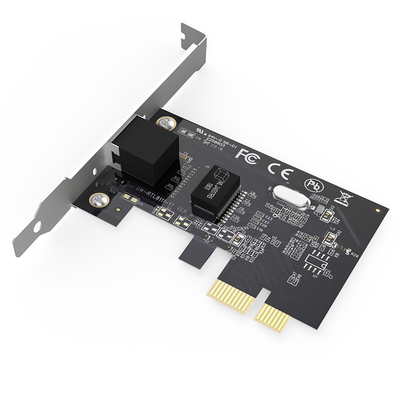 eduppcie内置有线网卡101001000m速率自适应千兆网卡rtl8111