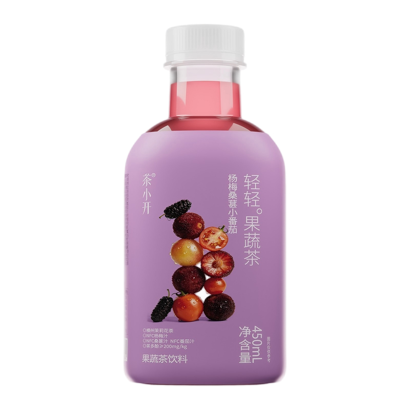 茶小开杨梅桑葚小番茄450ml*15高清大图