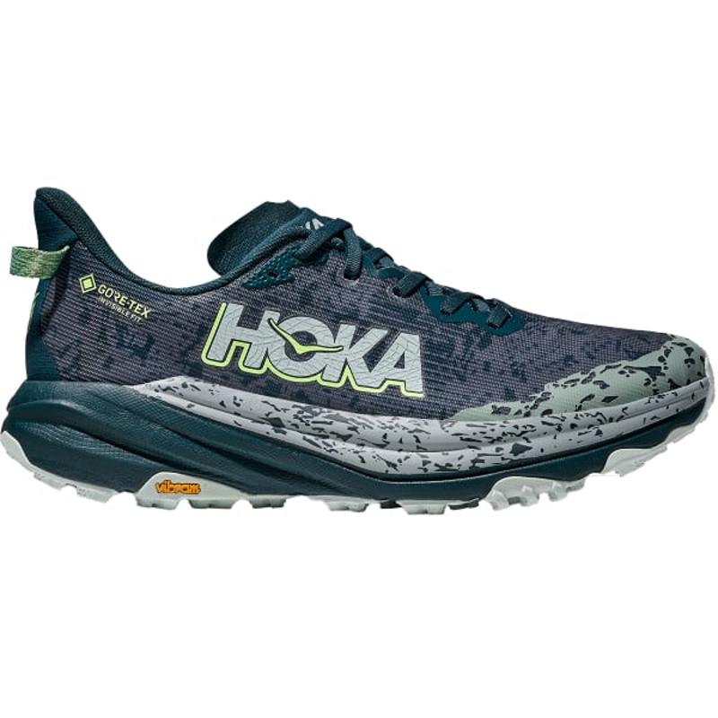 HOKA ONE ONE男士滑雪鞋轻量防水透气动态鞋面耐磨高性能雪地靴 Blue_/_Grey_/_Green 41