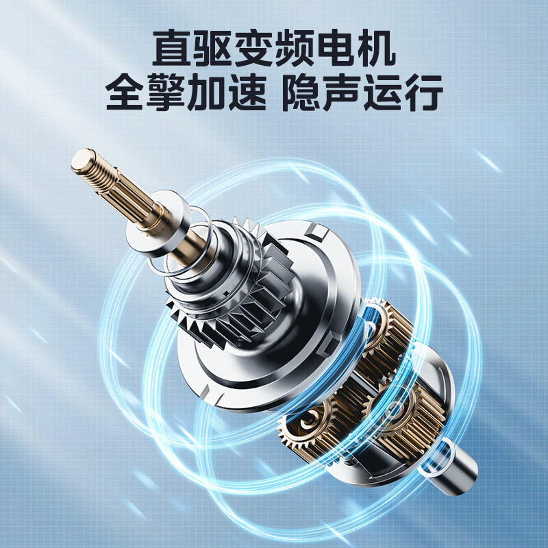 [官方旗舰店]美的8公斤波轮洗衣机家用 大容量直驱变频电机 省水省电出租房宿舍专用 至高1.25洗净比MB80V36DT高清大图