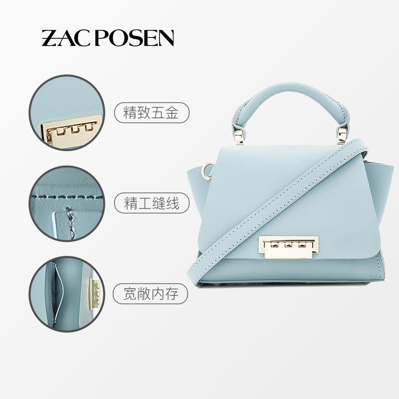 Zac Posen 扎克·珀森 Eartha Iconic系列女士牛皮迷你耳朵包单手把手提斜挎包