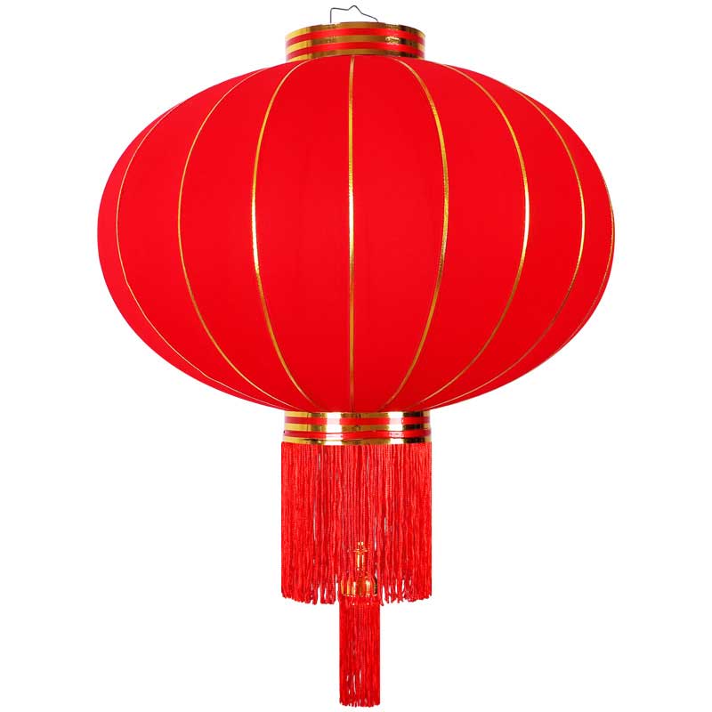 玟书 植绒大红灯笼 150#直径100cm高度80cm 圆形红穗 2个