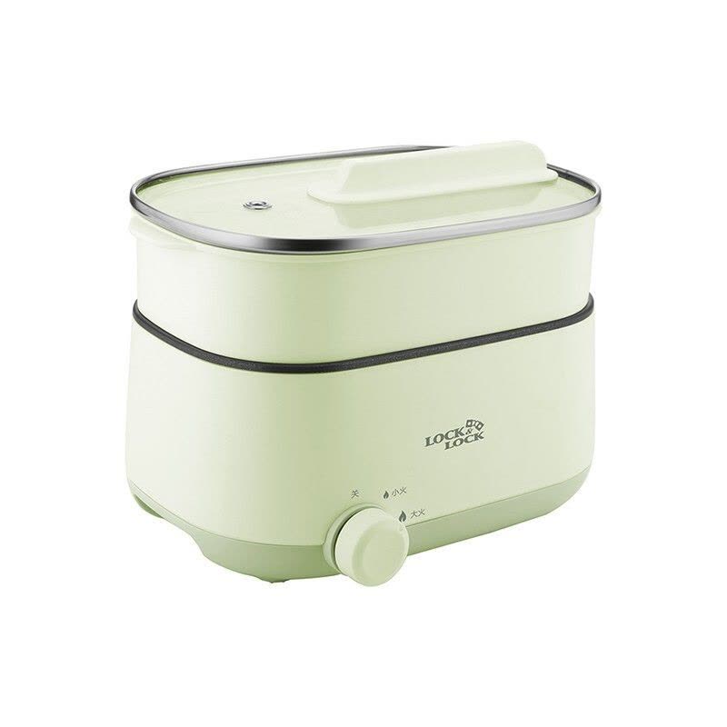 乐扣乐扣 电炖锅 多用途锅电煮锅电蒸锅煮面泡面专用火锅绿色EJR227GRN图片