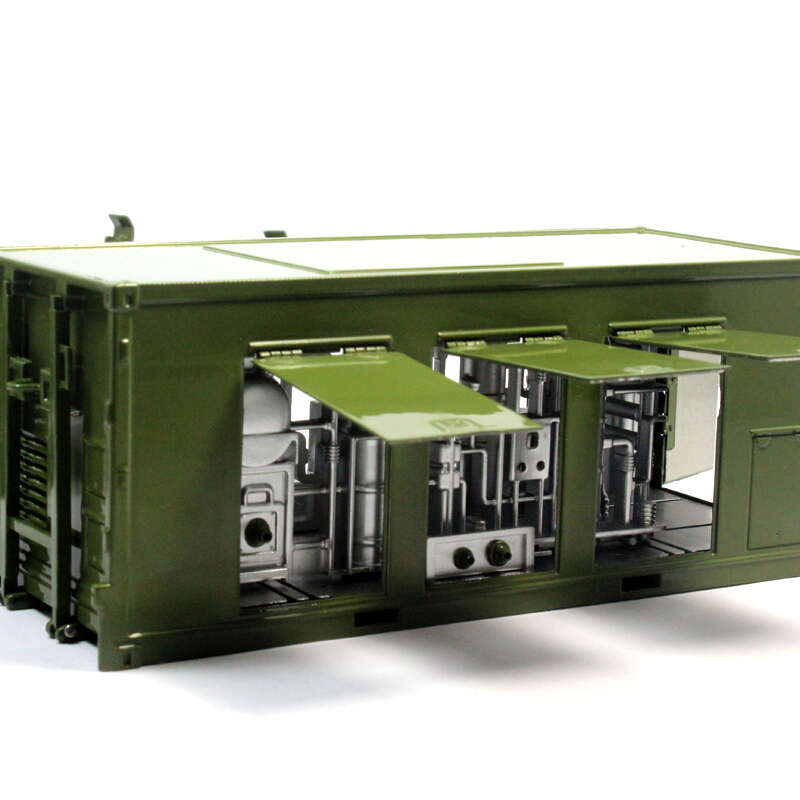 陕汽斯太尔集装箱运输车 厢式货柜 斯太尔货柜 1:43 合金模型