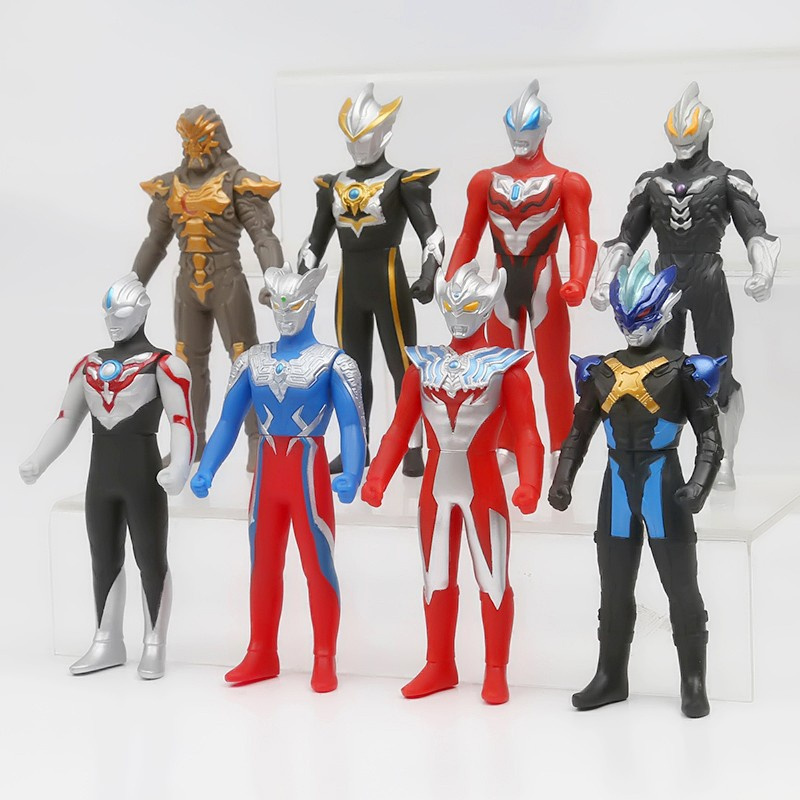 奥特曼玩具特利迦迪迦500系列软胶人偶大号怪兽超人变身器套装男孩