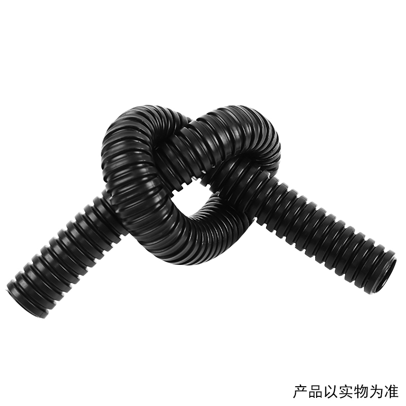 电线电缆保护套穿线软管 PE波纹管聚乙烯pe蛇皮管 塑料波纹管 AD21.2(100米）