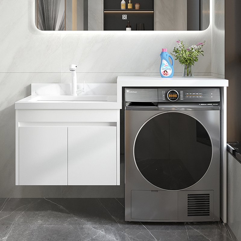 岩板洗衣机一体柜组合阳台伴侣卫生间洗漱台浴室洗手池洗脸盆10米单