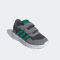 ADIDAS阿迪达斯休闲鞋轻便舒适低帮魔术贴童鞋运动鞋JH6217 D