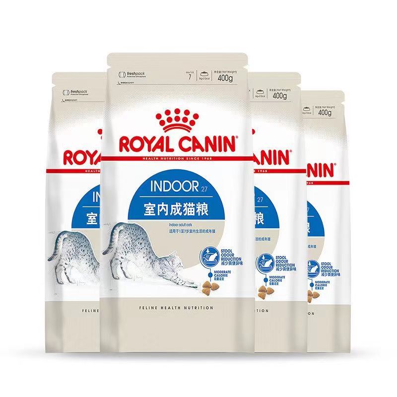 皇家室内成猫粮I27/0.4kg*1件装英短蓝猫美短布偶波斯猫通用型营养