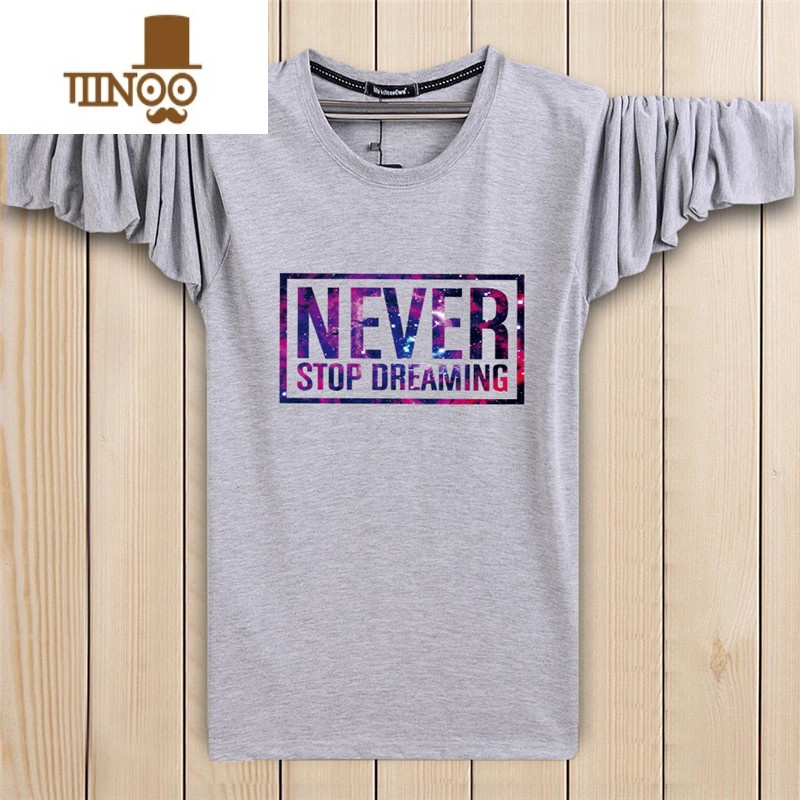 YANXU衣服男士长袖T恤宽松休闲体恤衫秋季新款上衣大码潮流男装高清大图