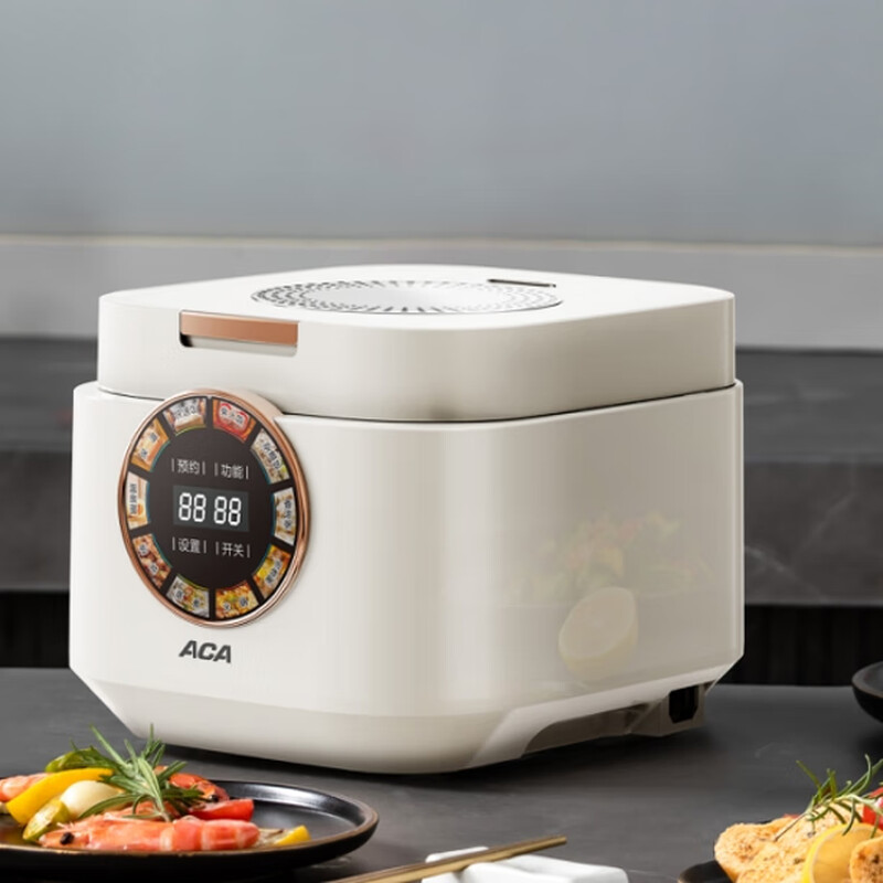 ACA北美电器多功能电饭煲3L多功能可视天窗可拆上盖带火锅功能 ALY-G30FB01D高清大图