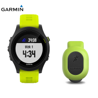 Garmin佳明forerunner935 光电心率跑步游泳骑行铁人三项运动智能手表（橄榄黄+跑步动态传感器RDP）