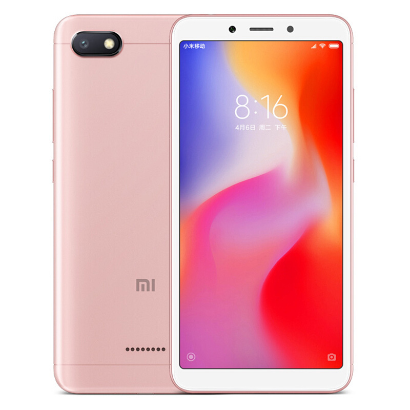 小米(MI) 红米6A 全网通版 3GB+32GB 樱花粉色 移动联通电信4G手机 双卡双待 小米手机