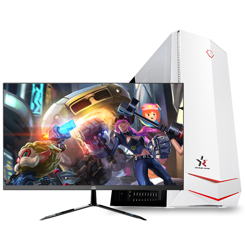 铭能 i9级八核E5-2660/GTX1060 3G独显/16G内存/256G固态+500G机械盘 台式电脑 台式机 电脑主机 组装电脑 家用办公商务娱乐电竞游戏电脑+21.5英寸