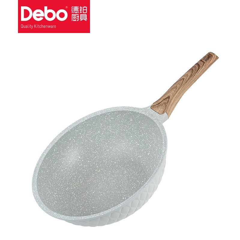 Debodebo德铂富勒姆炒锅家用少油烟炒菜锅30cm DEP-816高清大图
