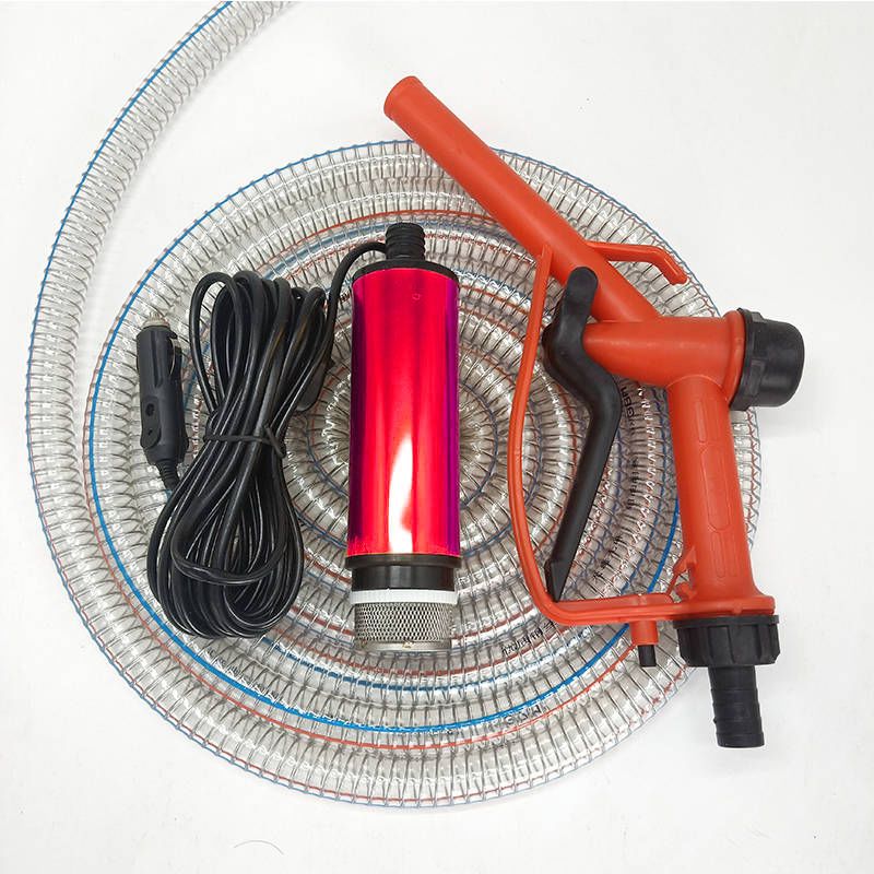 抽油泵柴油12v24v伏220v电动小型抽油加油油抽子车直水泵
